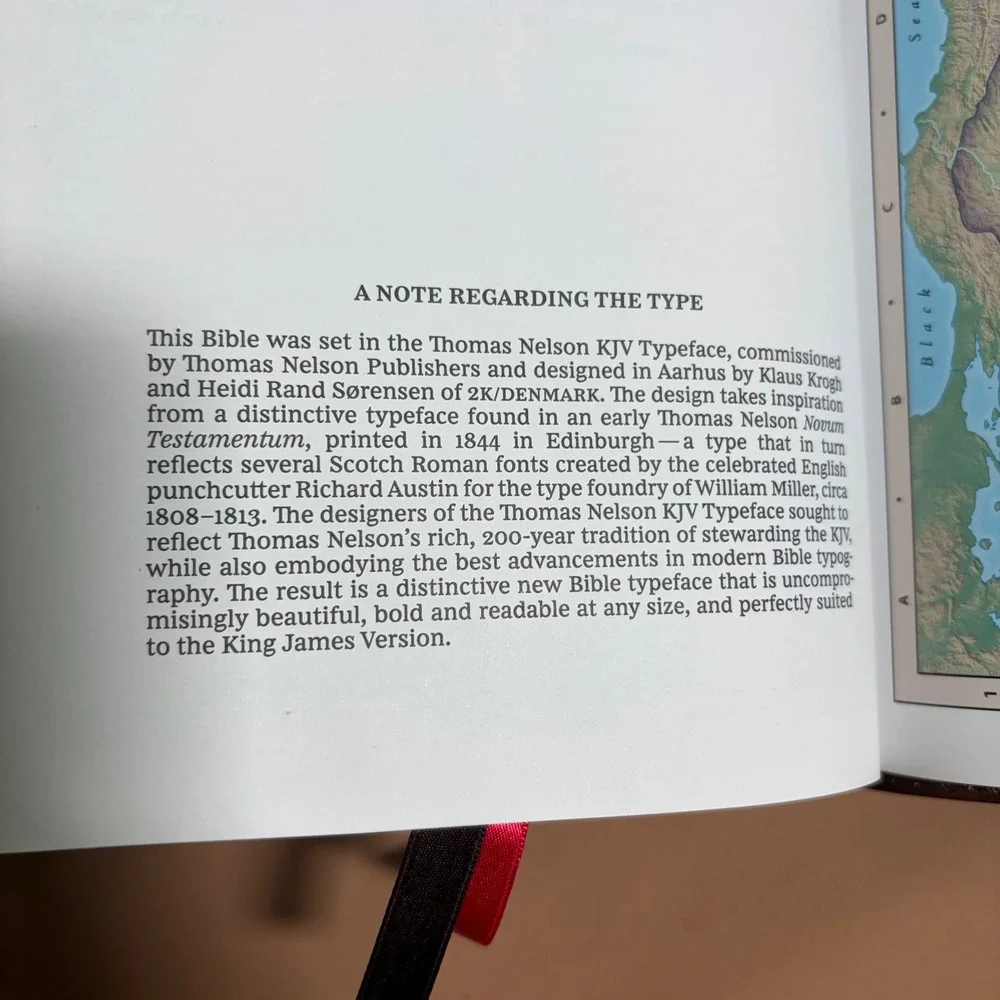 Thomas Nelson KJV Word Study Reference Bible Brown Leathersoft Indexed 2023